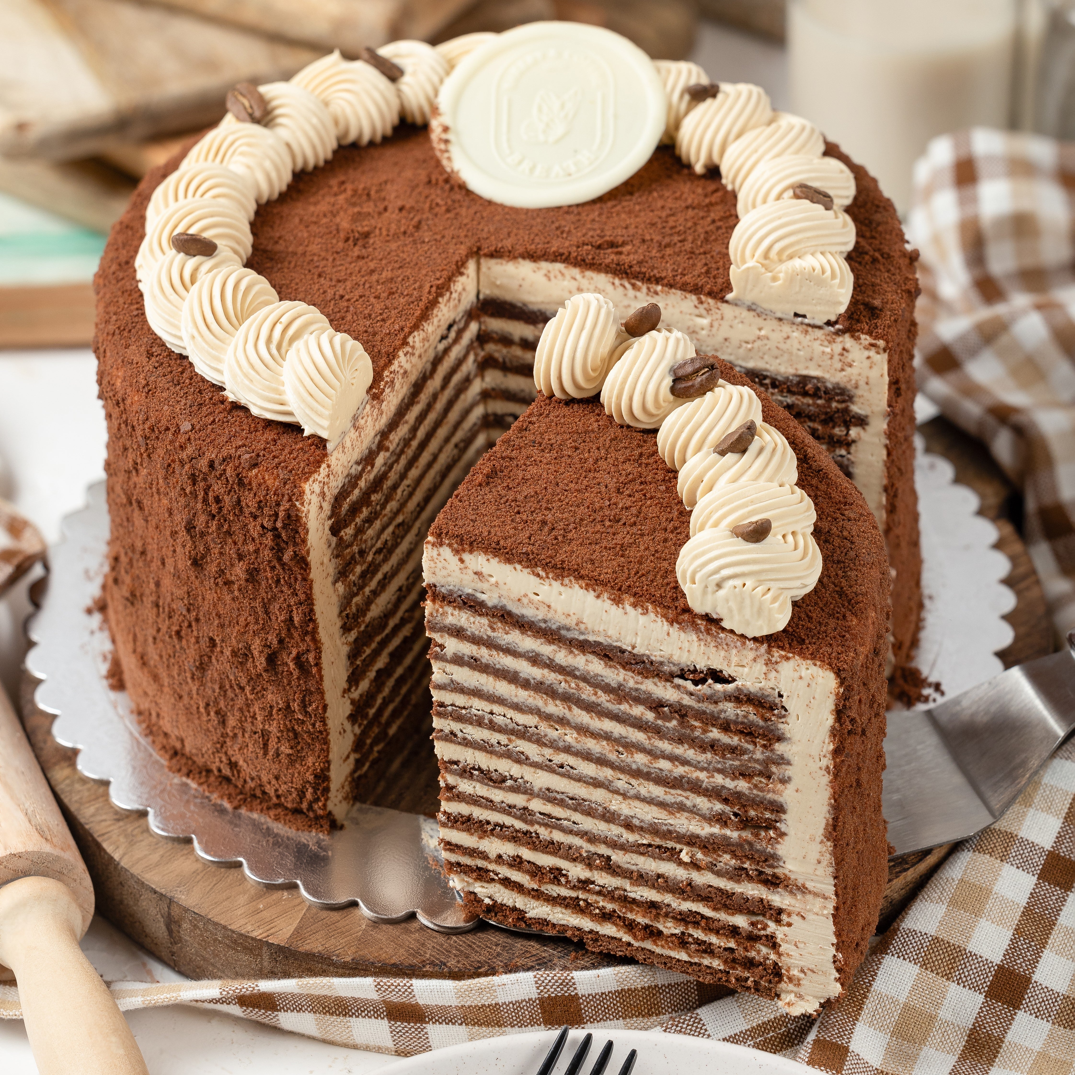 Coffee Flavor Honey Cake