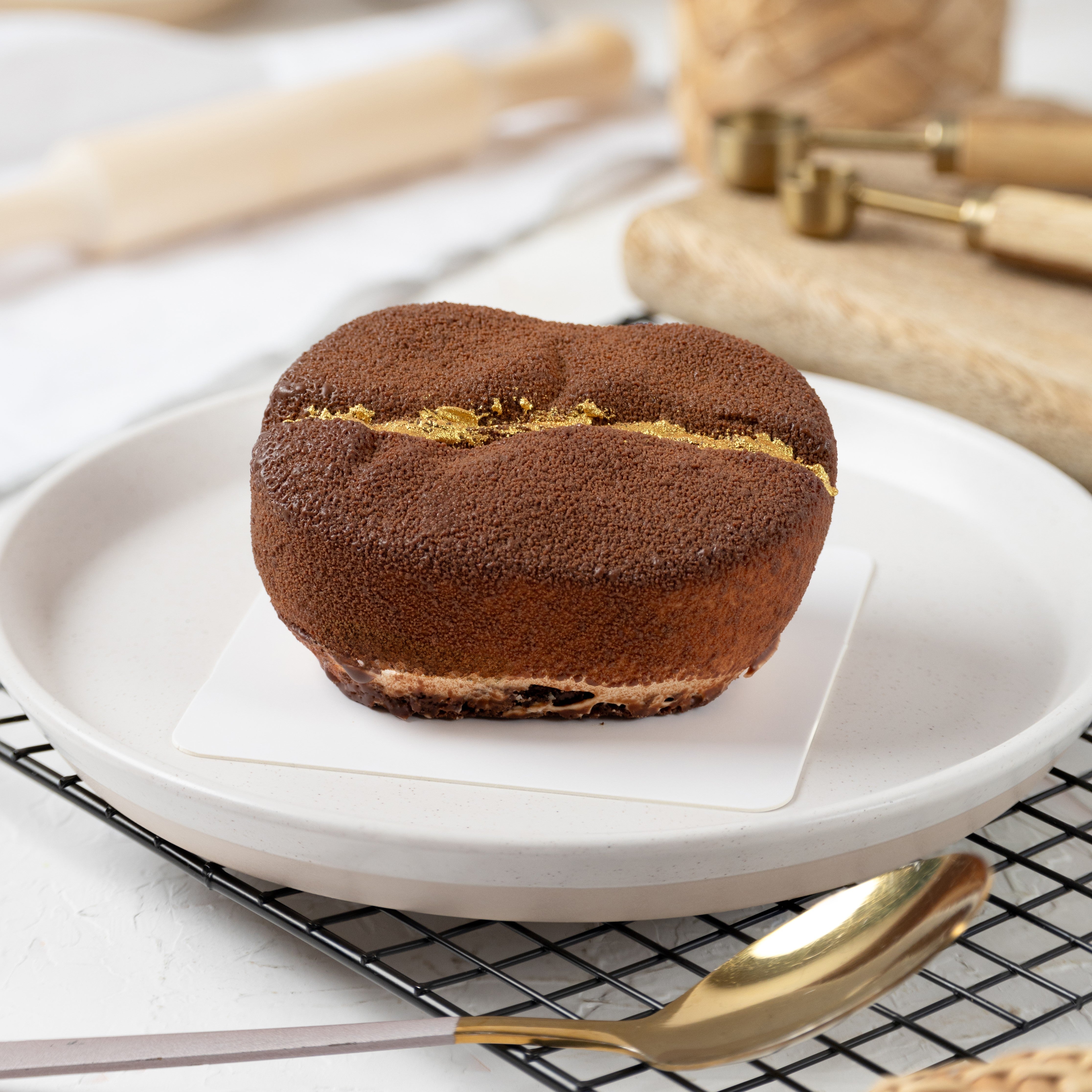 Coffee Bean Mousse Cake - 4 pieces (Box)
