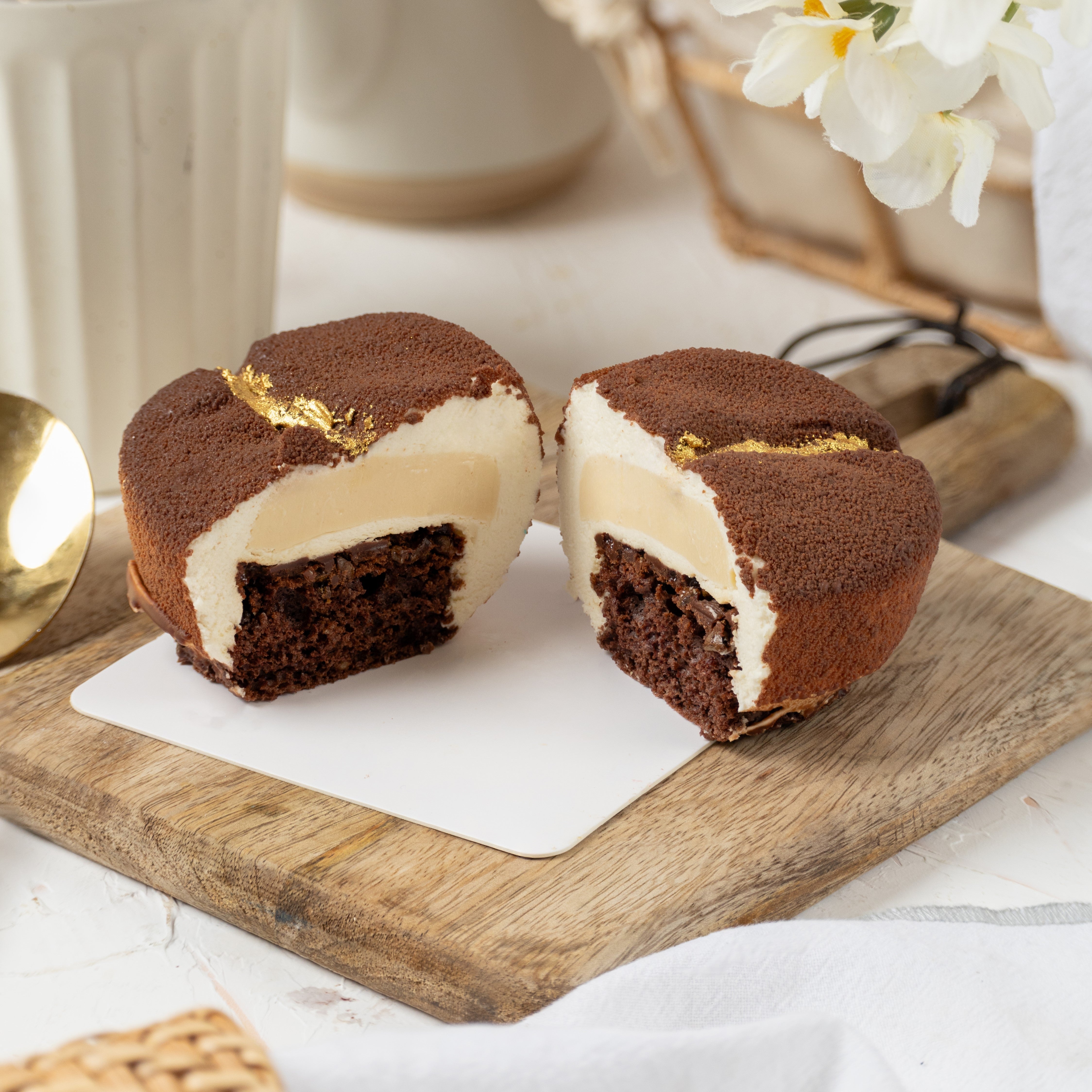 Coffee Bean Mousse Cake - 4 pieces (Box)