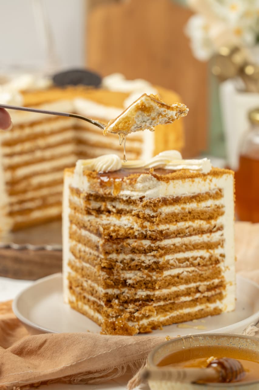 Classic Honey Cake ( Medovik )