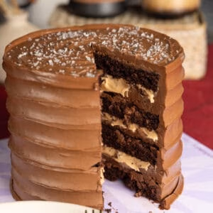 caramel velvet cake (London Cake)